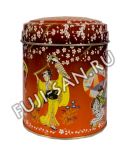 Жестяная круглая банка для чая "Токио", 200г