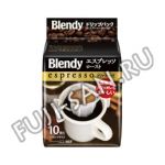 Японский Кофе AGF Blendy Espresso Blend (Бленди Эспрессо Бленд), 80 г (в пакетиках)