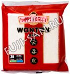 Тесто для вонтонов Happy Belly, 300г, 30 листов (9х9см)