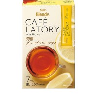 Черный чай в стиках AGF Blendy с лимоном и грейпфрутом, 7 стиков, 45 г, Япония