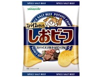 Чипсы картофельные Ямайоши Yamayoshi Говядина и специи Shio Beef, Япония, 47г