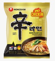 Лапша быстрого приготовления Шин Рамен со вкусом острой курицы Nongshim, 120г, Корея