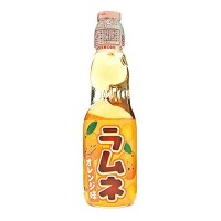 Лимонад Рамунэ со вкусом кумквата (мини-апельсин) Ramune Hata Kousen 200мл, Япония