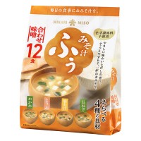 Мисо-суп «Хикари Мисо» 12 порций с тофу, водорослями вакамэ, жареным тофу, луком, Япония