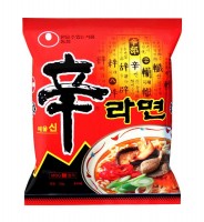 Пшеничная лапша быстрого приготовления Нонгшим Шин Рамён, 120г, Nongshim, Корея