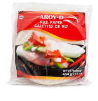 Рисовая бумага AROY-D, круглая, 22см, 50 листов, 454г