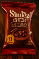 Мини-тарты SIMLEZ с шоколадной начинкой и хрустящими шариками, 80г