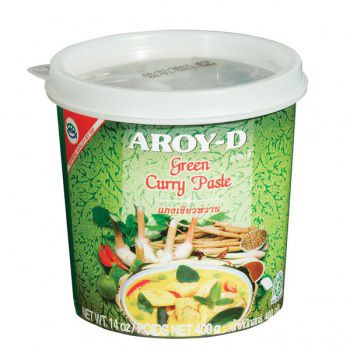 Паста Карри AROY-D, зеленая, пряная, 400г