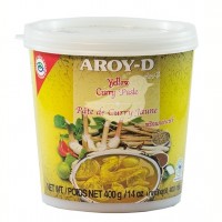 Паста Карри AROY-D, желтая, среднеострая, 400г