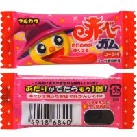 Жевательная резинка "Красный язык" со вкусом колы Marukawa Red Cola, 4г, Япония